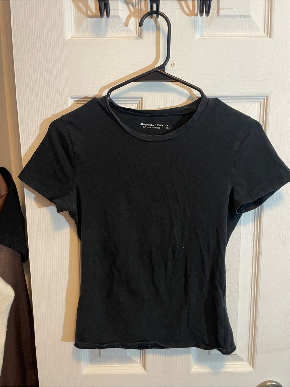 Abercrombie & Fitch Black Short Sleeve Crew Tee
